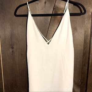 V-neck Silky Cream Camisole